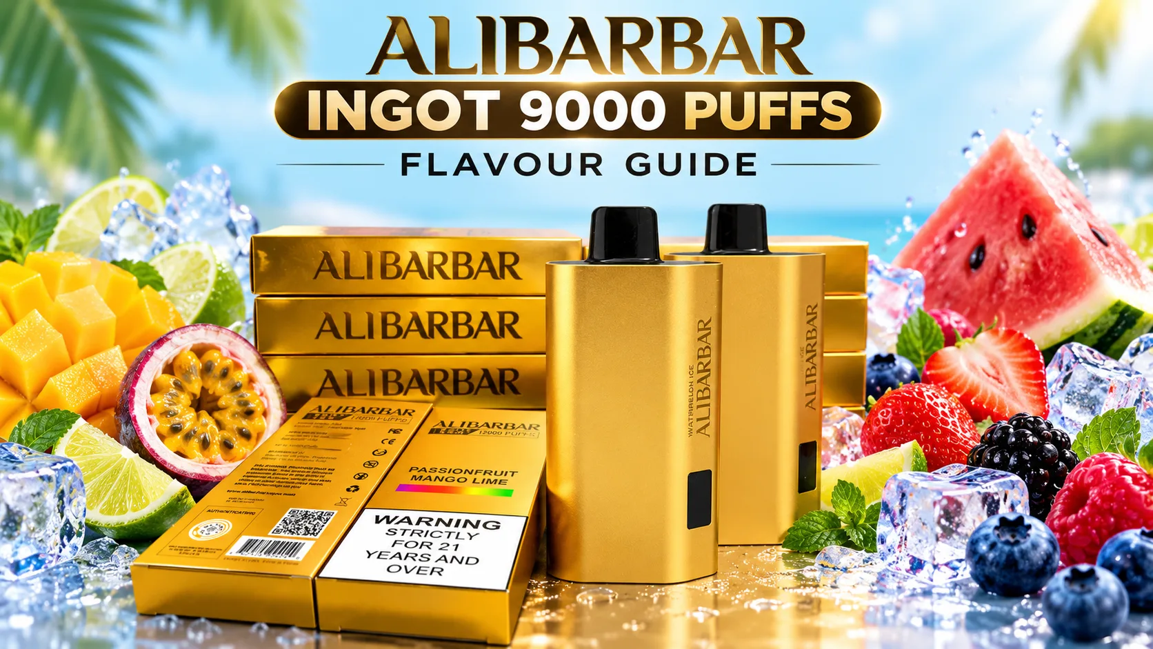 ALIBARBAR INGOT 9000 Puffs Flavour Guide: Popular Flavours Compared